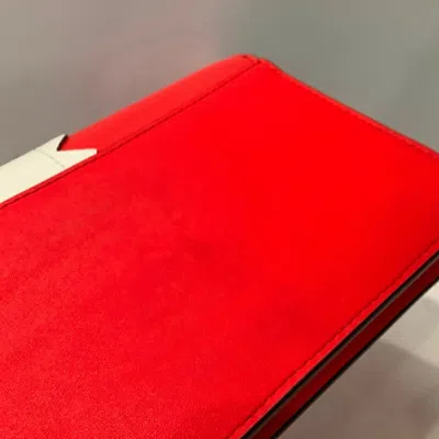 Pre-owned Emporio Armani Red Color Leather Shoulder Bag ()