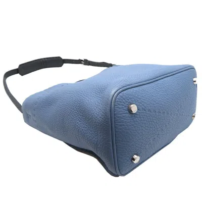 Pre-owned Fendi Blue Leather Shoulder Bag ()
