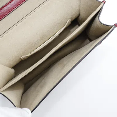 Pre-owned Fendi Red Color Leather Shoulder Bag ()