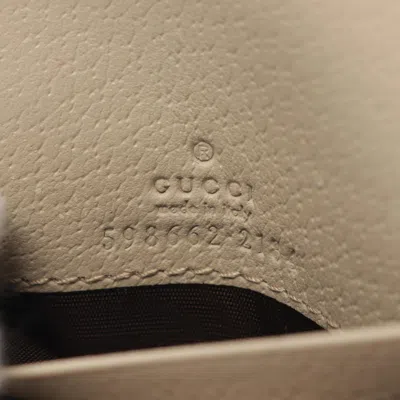 Pre-owned Gucci Beige Multi-color Pvc Leather Wallet (bi-fold) ()