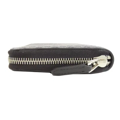 Pre-owned Gucci Black Leather Long Wallet (bi-fold) ()
