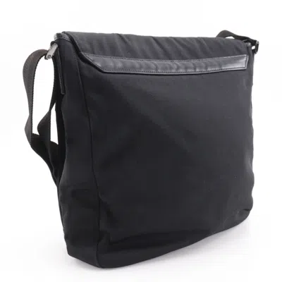 Pre-owned Gucci Black Nylon Canvas Shoulder Bag ()