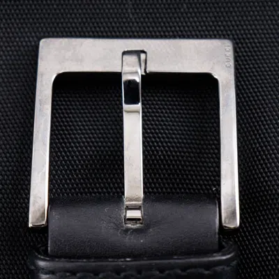 Pre-owned Gucci Black Nylon Canvas Shoulder Bag ()