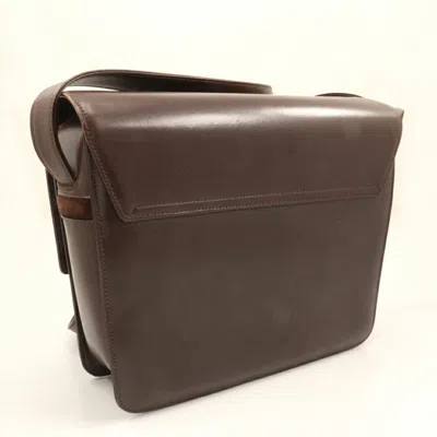Pre-owned Gucci Brown Suede Leather Shoulder Bag ()
