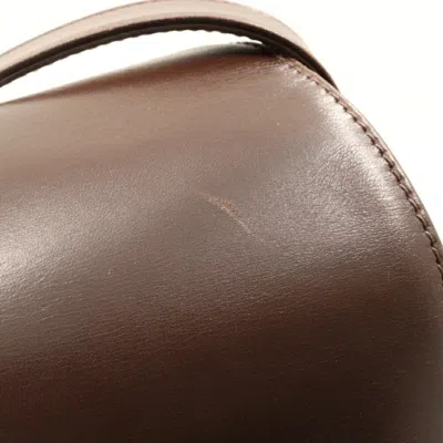 Pre-owned Gucci Brown Suede Leather Shoulder Bag ()