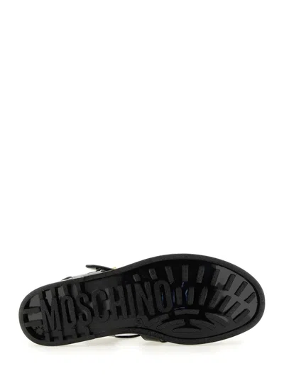 Moschino Jelly Sandal With Lettering Logo