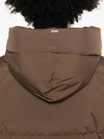 Herno 2layers Hooded Short Down Jacket Clothing