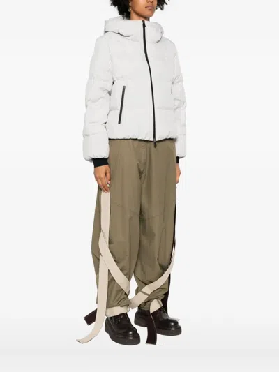 Herno Short Down Jacket 2layers Clothing In Gray