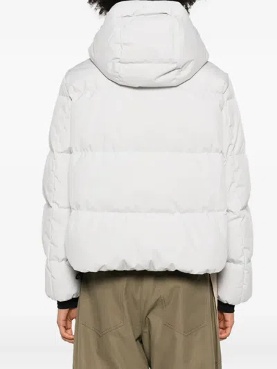 Herno Short Down Jacket 2layers Clothing In Gray