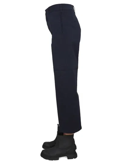 Department Five Department 5 Cotton Pants In Blue