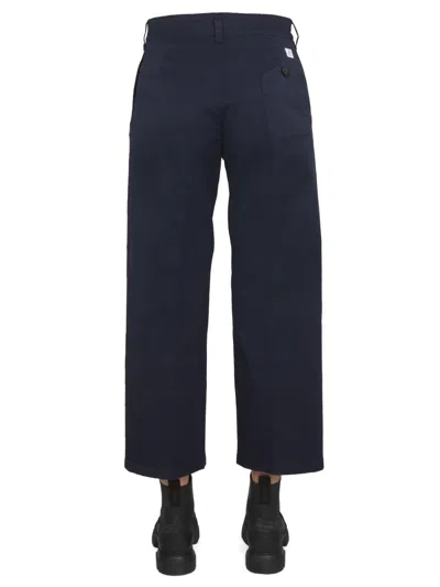 Department Five Department 5 Cotton Pants In Blue