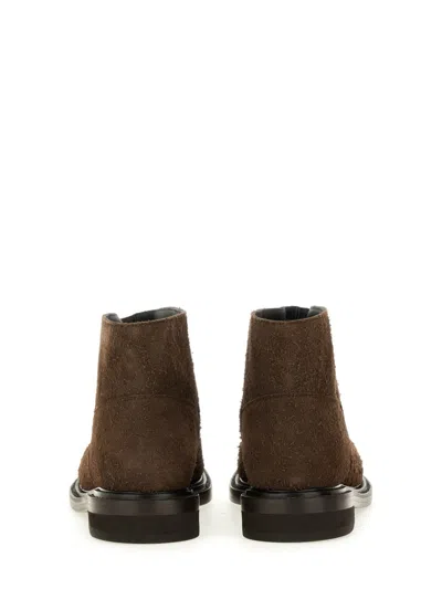 Moschino Ankle Boots With Round Toe And Flat Sole