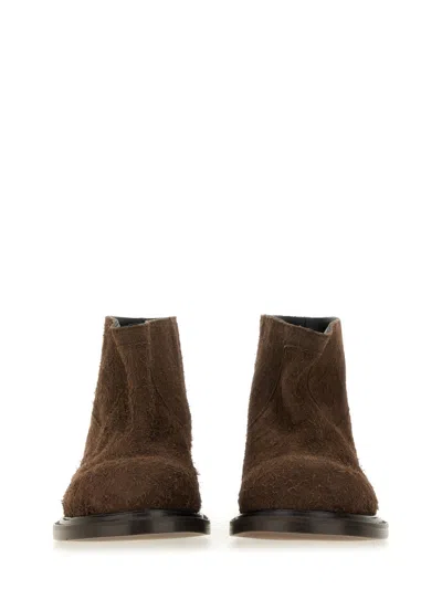 Moschino Ankle Boots With Round Toe And Flat Sole