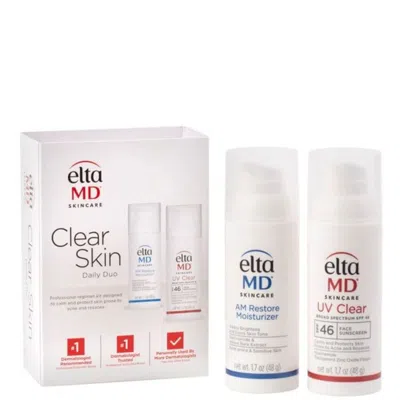 Eltamd Clear Skin Daily Duo Kit Gift Set Skin Care 827854010456 In Transparent