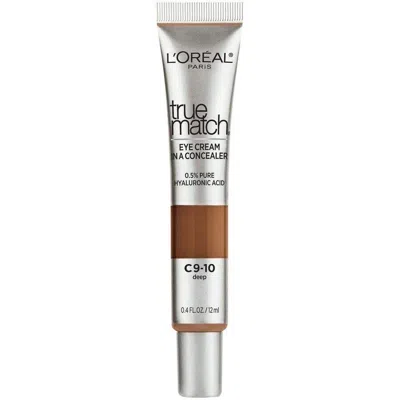 L'oreal Ladies True Match Eye Cream In A Concealer Cream 1 oz Deep C9-10 Makeup 071249418574