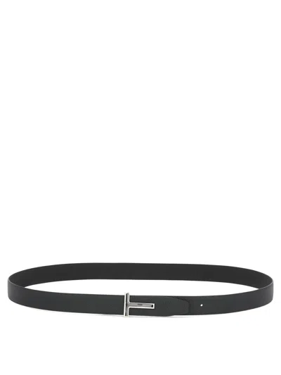 Tom Ford Reversible Belt 30 Mm Belts Blue In Black