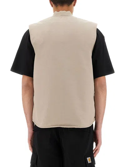 Carhartt Dearborn Canvas Classic Vest In Neutral