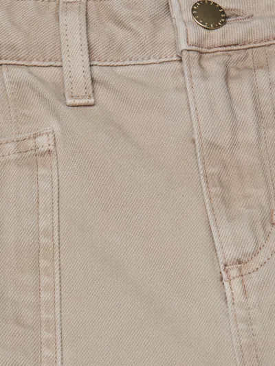 L Agence Cody Cropped Barrel-leg Jean In Brown