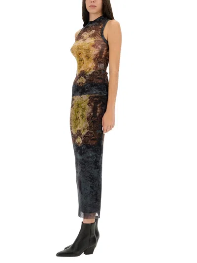 Jean Paul Gaultier Printed Vest In Multi