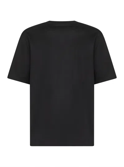 Fendi Black Cotton Jersey Oversized T-shirt