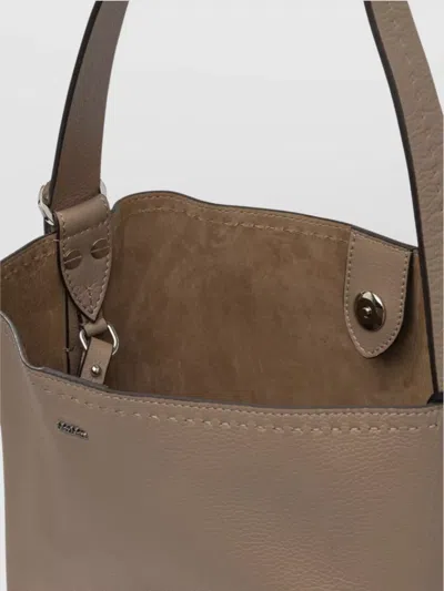 Max Mara Adjustable Strap Archetipo Shoulder Bag In Brown