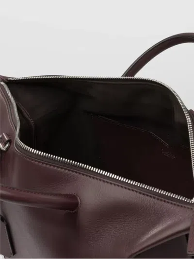 Max Mara Cross-body Bag With Detachable Strap And Top Handle In Red