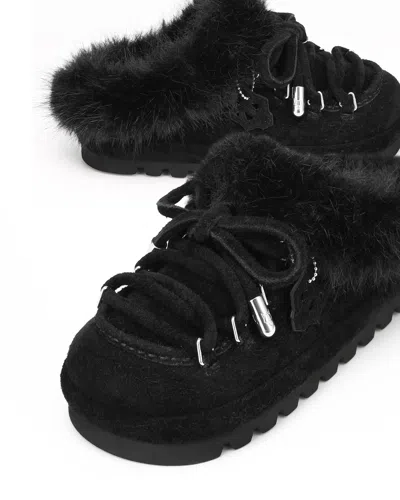 Naked Wolfe Harlow Lace-up Sneakers In Black