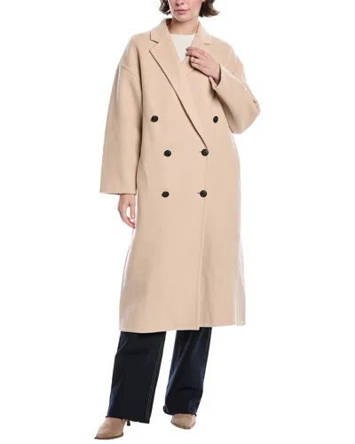 Rag & Bone Thea Italian Splittable Wool-blend Coat In Pink