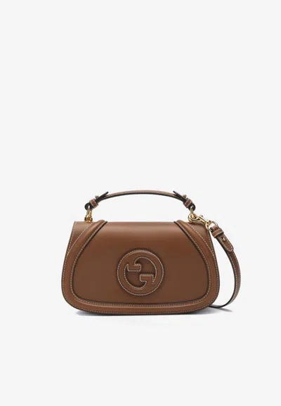 Gucci Women's Mini Blondie Shoulder Bag In Brown