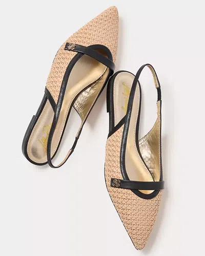 Lilly Pulitzer Malia Raffia Slingback Shoe In Neutral