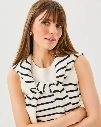 Lilly Pulitzer Fairley Stripe Sweater Set In White