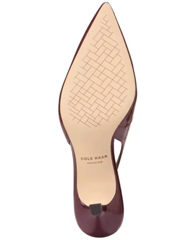 Cole Haan Women's Hansell Slingback Pumps In Burgundy