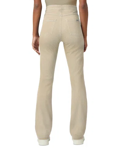 Hue Women's High-rise Denim Baby Bootcut Leggings In Neutral