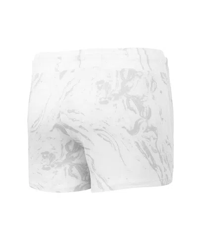 Concepts Sport Women's White Miami Heat Quartz Tank Top Shorts Set In White