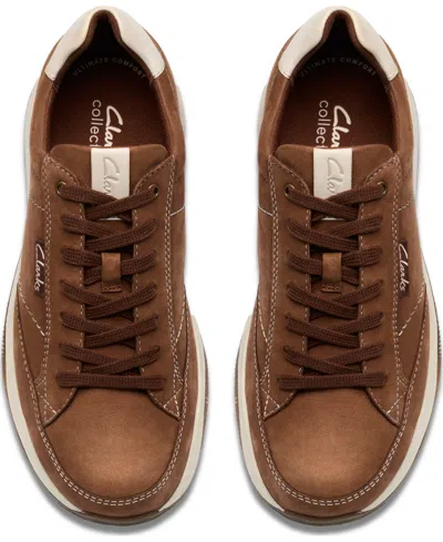 Clarks Men's Townview Casual Lace Up Sneakers In Brown