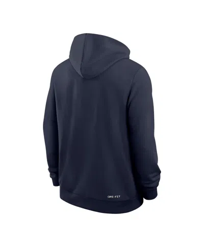 Nike Men's Navy New Hampshire Wildcats 2025 Sideline Performance Pullover Hoodie In Blue