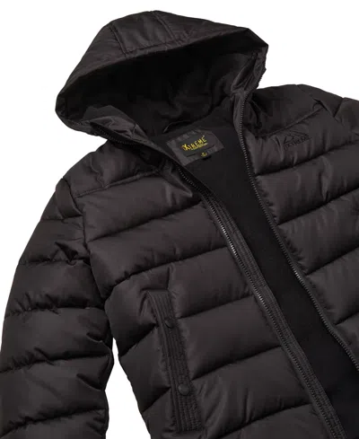 Ixtreme Big Boys Mini Puffer Jacket With Beanie In Black
