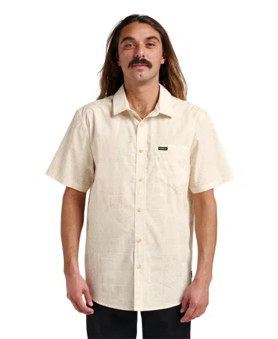 Quiksilver Men's Makaha Classic Short Sleeve Shirt In White