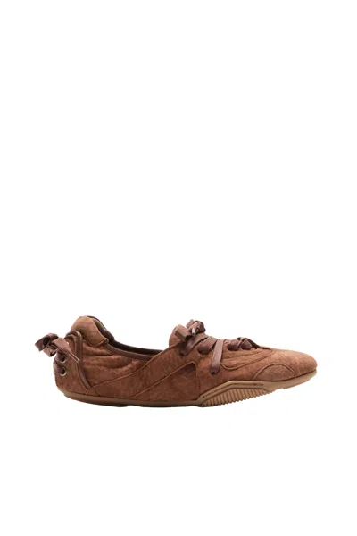 Acne Studios Lace-up Shoes In Brown