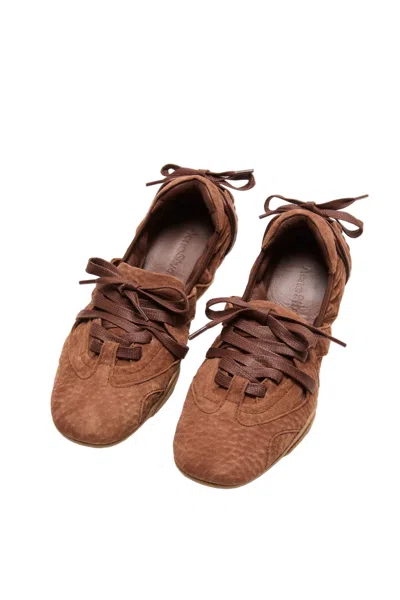 Acne Studios Lace-up Shoes In Brown