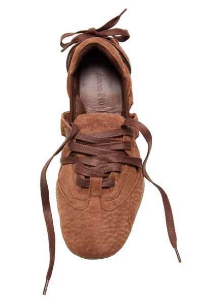 Acne Studios Lace-up Shoes In Brown