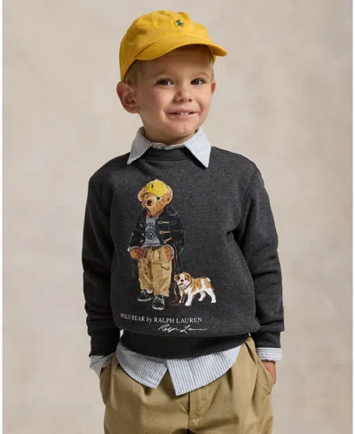Polo Ralph Lauren Kids Polo Bear Crewneck Sweatshirt In Multi