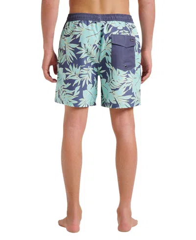 Quiksilver Men's Everyday Volley Trippin Palm Swim Shorts In Green
