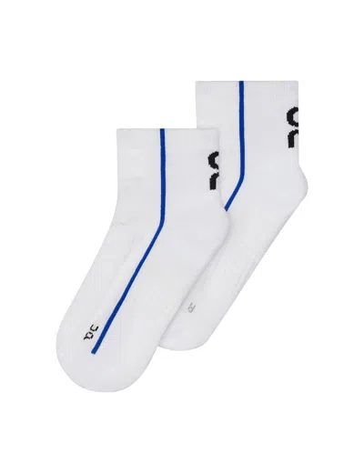 On Women's Court Sock Mid In White