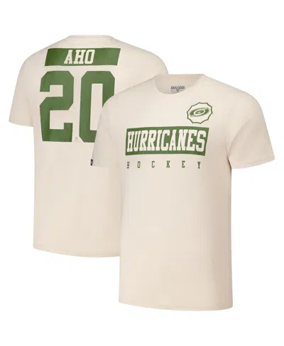 Levelwear Men's Sebastian Aho Khaki Carolina Hurricanes 2024 Nhl Military Appreciation Richmond Delta Player N In Green