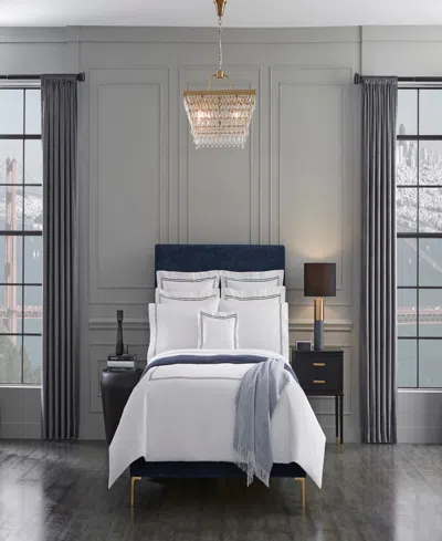 Sferra Grande Hotel Cotton Pillowcase, King In White