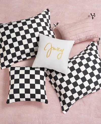 Juicy Couture Checkerboard Reversible 6-pc. Comforter Set, Full/queen In Multi