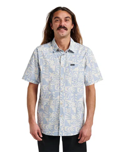 Quiksilver Men's Terra Classic Stretch Short Sleeve Shirt In Blue