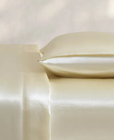 Jessica Simpson Silky Satin 3-pc. Sheet Set, Twin In Yellow