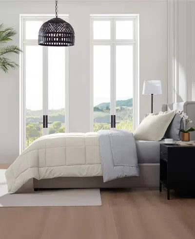 Nestl Luxury Soft Reversible 5-pc. Comforter Set, Twin Xl In White